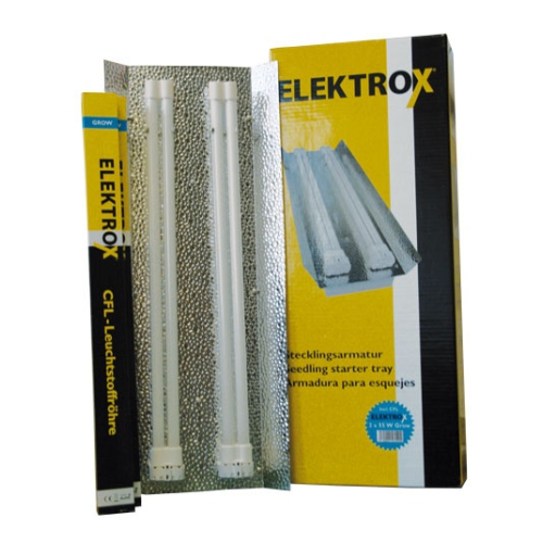 Elektrox Stecklingsarmatur für 2 x 55 W inkl. Leuchtmittel Blüte